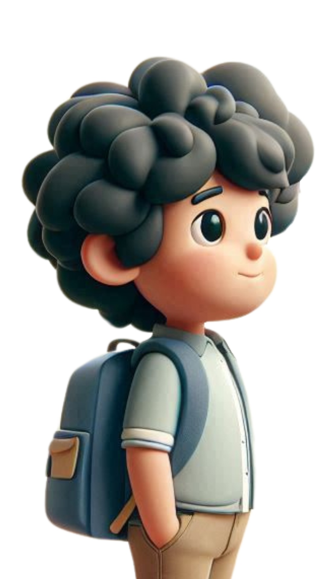 Niño con mochila del Club de Tareas